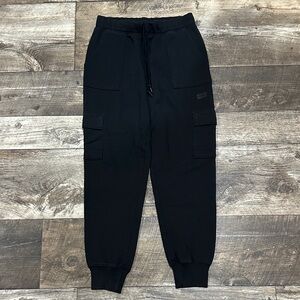VS PINK Cargo Campus Joggers in Solid Black